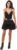 Women’s V-Neck Tiered Check Mini Dress