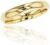 DECADENCE 10K or 14K Yellow & White Gold 3mm Polished Plain Wedding Band, Size 4-12