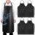 Gotega 4 Pack Waterproof Rubber Vinyl Apron Adjustable Dishwasher Apron – Apron for Women Men Heavy Duty Work Apron for Dishwashing Chemical Lab Butcher Grooming Black