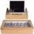 Maxi Luxury Eyewear Organizer, Lacquered Wood Box for Glasses + Sunglasses and Tech Tray Bundle in Bamboo Wood