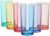 US Acrylic Classic Plastic Reusable Drinking Glasses (Set of 6) 16oz Water Cups Assorted Colors | BPA-Free Tumblers, Made in USA | Top-Rack Dishwasher Safe