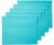 Amazon Basics Hanging File Folders, Letter Size, Aqua, 25-Pack