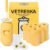 VETRESKA Dog Poop Bag Holder with Daisy Scented Bags Pet Waste Bag Dispenser for Leash Leak-proof Poop Bags for Dog Walking 1 Holder and 105 Bags (7 Refill Rolls)