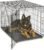 MidWest Homes for Pets Newly Enhanced Single Door iCrate Dog Crate, Includes Leak-Proof Pan, Floor Protecting Feet, Divider Panel & New Patented Features