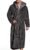 SlumberMee Mens Fleece Plush Robe with Hood Ultra Soft Fluffy Full Length Long with Pockets Luxurious House Coat