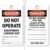 SmartSign Do Not Operate Tags, Equipment Locked Out 2 – Sided Safety Tag | 6″ x 3.25″ Heavy Duty Vinyl, Pack of 25, Made in USA